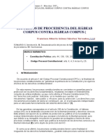 Supuestos de Procedencia Del Hábeas Corpus Contra Hábeas Corpus