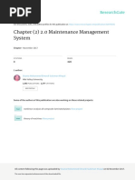 Chapter (2) 2.0 Maintenance Management System: November 2017