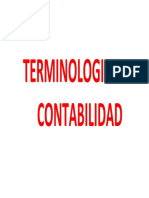 Terminologia Contabilidad