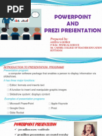 Powerpoint AND Prezi Presentation: Prepared by