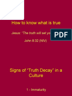 2 - How To Know What Is True