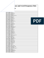 Quad Grams | PDF | Foreign Language Studies