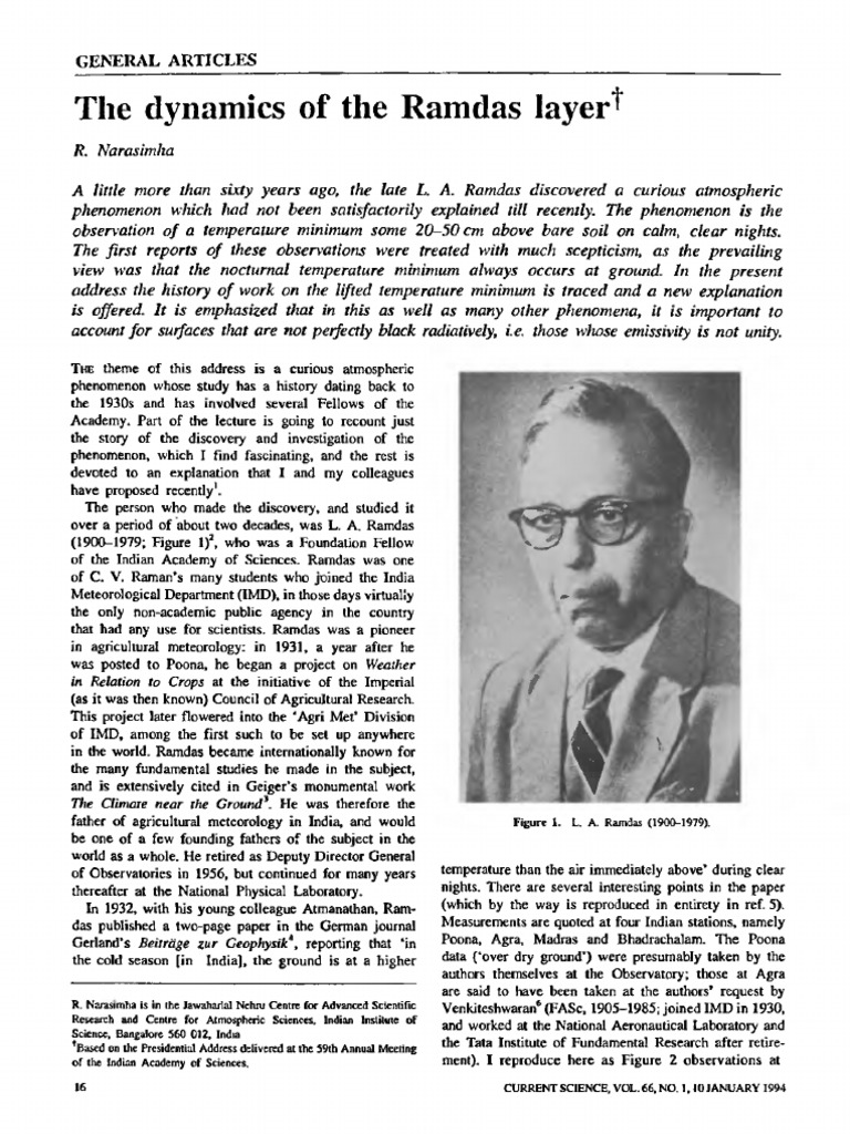 Ramdas Layer | PDF