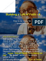 Building a Life of Faith - 4