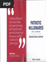Patriotic Millionaires—Organizational Overview