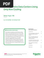 Cooling Entire Data Center Using Only Row Cooling