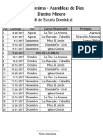 Roll de Escuela Dominical