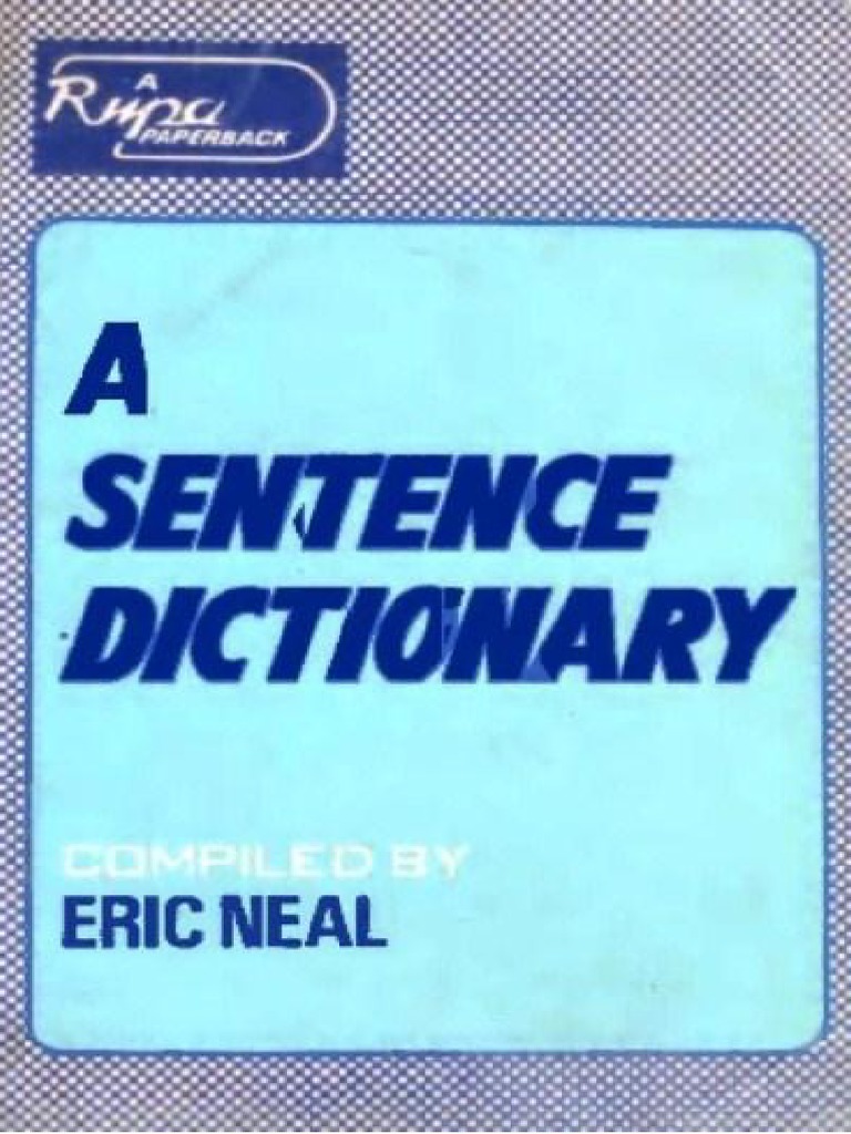 A Sentence Dictionary.pdf Dictionary Word