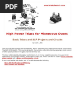 Basic Triac-SCR Projects Circuits Tutorial