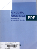 Elementos de Antropologia Filosofica O Homem Quem e Ele (Battista Mondin)