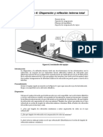 Experimento 6: Dispersión y Reflexión Interna Total