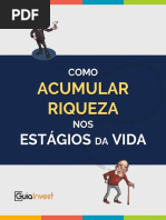 eBook Como Acumular Riqueza Nos Estagios Da Vida Guiainvest