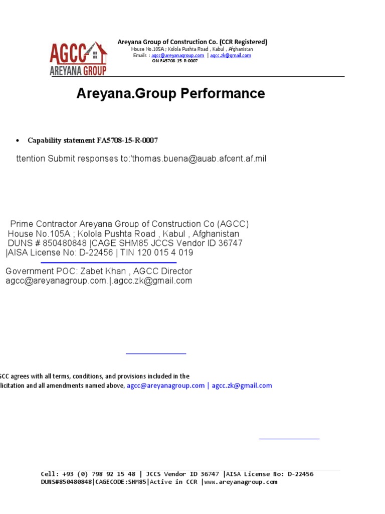 AGCC Response of Performance Completed Projects Letter of recommendAGCC ...