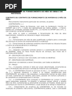 13-Contratos de Fornecimento de Mão de Obra e de Materiais