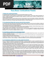 combustíveis fósseis