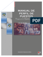 Manual de Perfil de Puestos: Congreso de La República de Guatemala