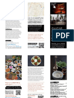 Zaatar Food & Arts Brochure and Menu