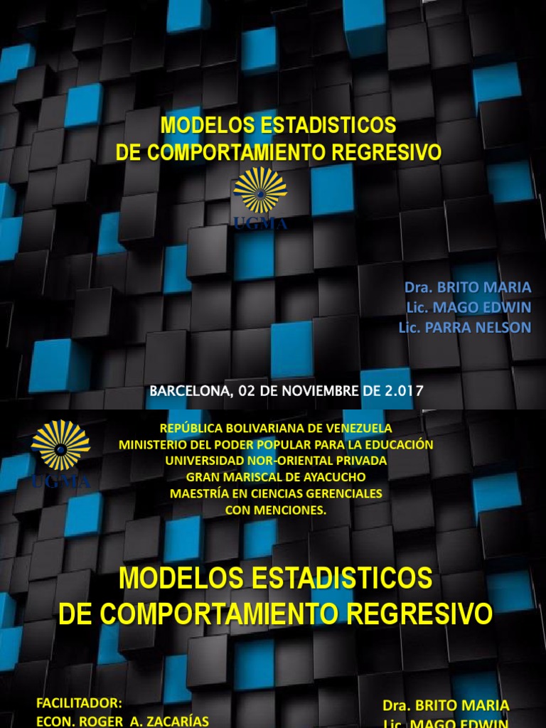 Presentacion Modelos Estadisticos | PDF | Coeficiente de determinación ...