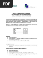 Convite a Manifestação de Interesse; 2010.ago.27 - dili