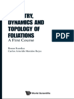Geometry Dynamics and Topology of FoliationsA First Course