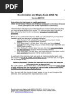 Discrimination and Stigma Scale PDF