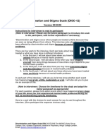 Discrimination and Stigma Scale PDF
