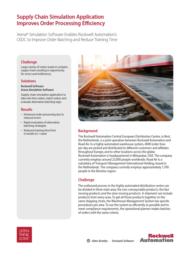 Supply Chain Simulation Application | PDF | Simulation | Automation