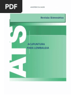 Acupuntura Para o Tratamento Da Lombalgia