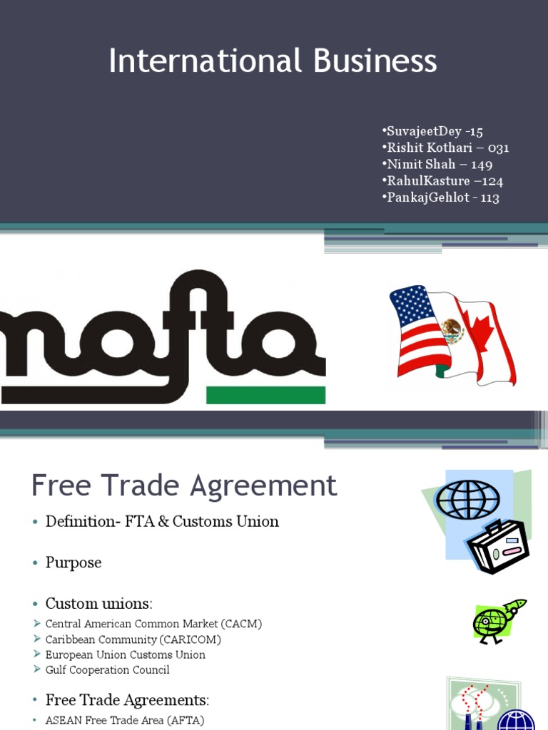 Understanding NAFTA and Free Trade Agreements | PDF | North American ...
