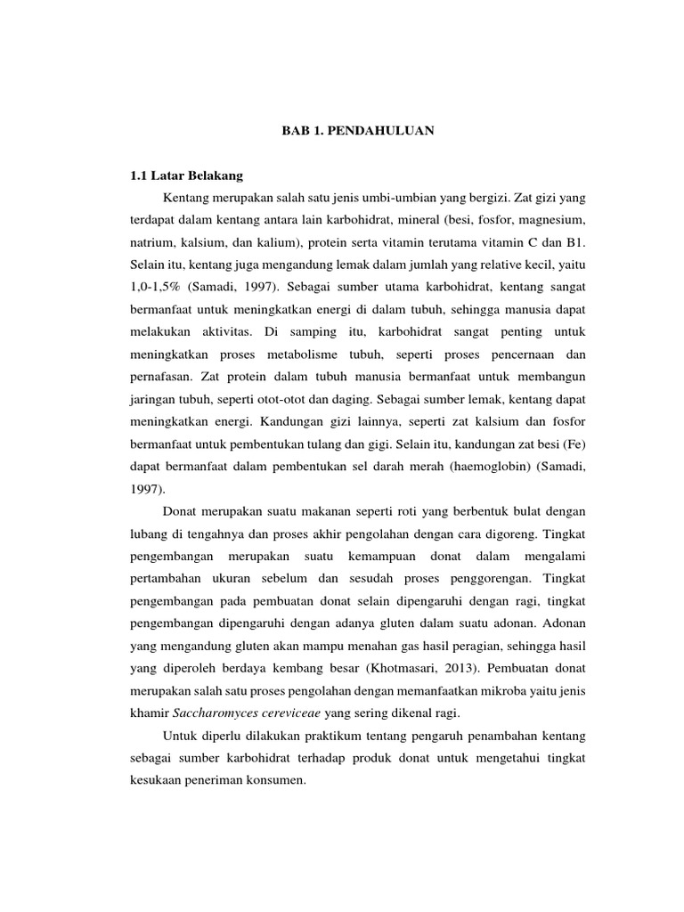 Laporan Praktikum Donat