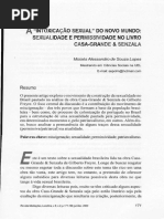 Intoxicação Sexual No Novo Mundo - Casa Grande e Senzala