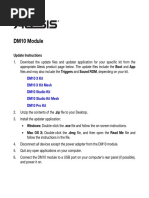 DM10 Module - Update Instructions