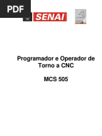 Programador e Operador de Torno a CNC - MCS 505