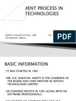 Recruitment Process in Infosis Technologies