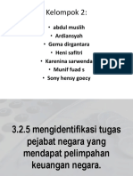 3.2.5 Mengidentifikasi Tugas Pejabat Negara Yang Mendapat Pelimpahan Pengelolaan Keuangan Negara