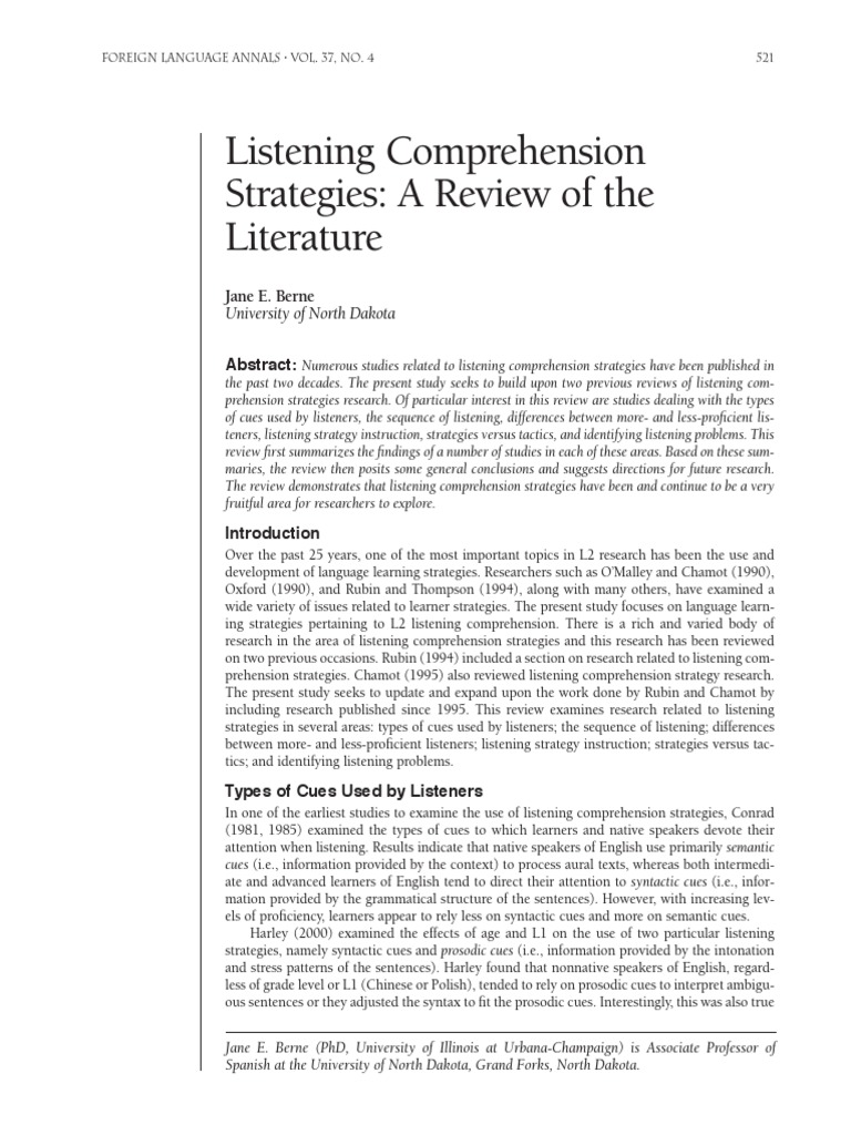 Listening problems and solutions image