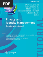 Privacy and Identity Management