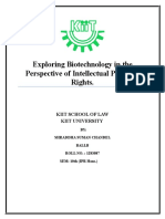 Exploring Biotechnology in the Perspective of Intellectual Property Rights.