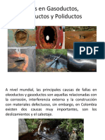 Fallas en Gasoductos, Oleoductos y Poliductos