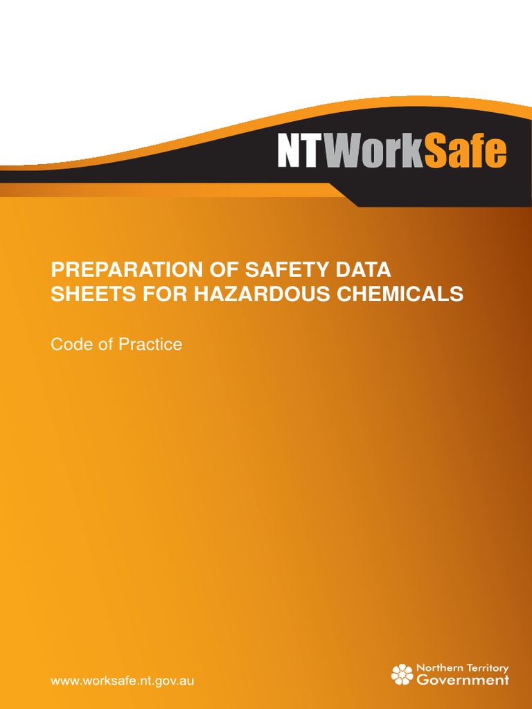 Preparation Safety Data Sheets for Hazardous Chemicals Cop Dangerous