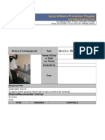 Injury & Illness Prevention Program: Job Safety Analysis Form