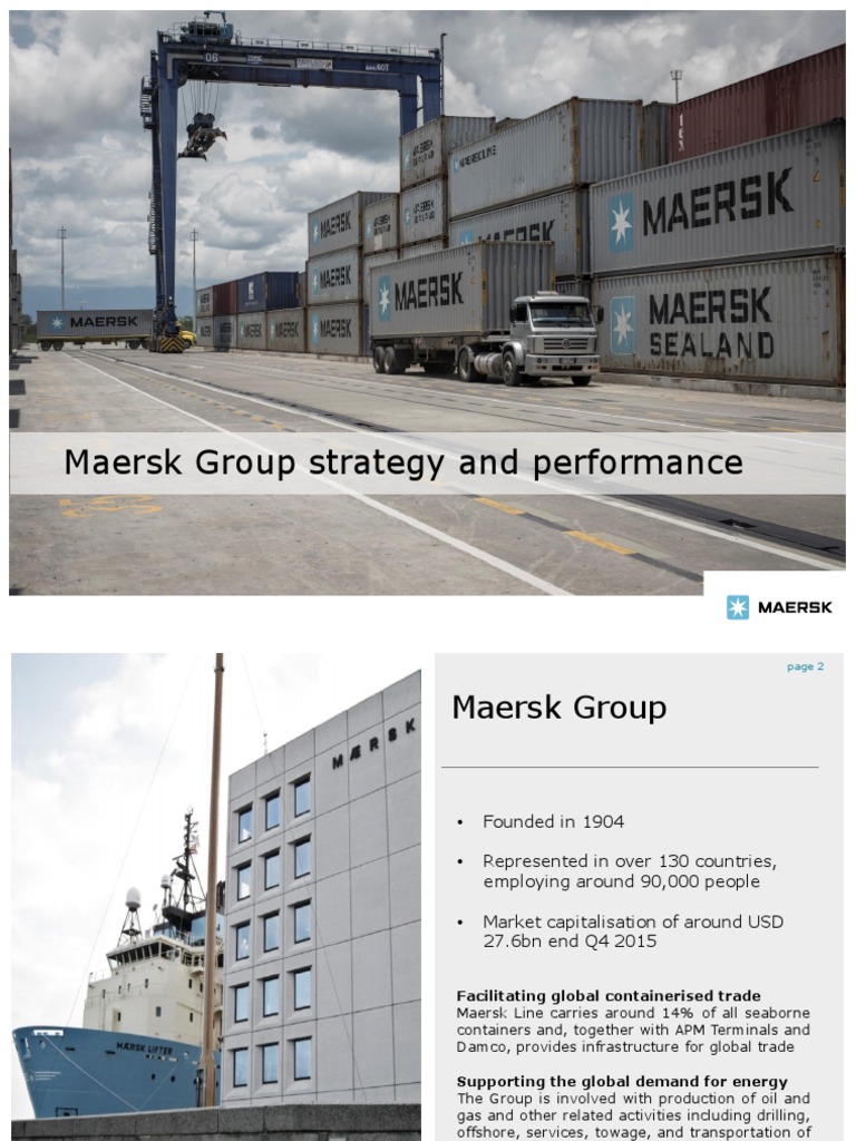 160210 Maersk Presentation Annual Report 2015 Appendix Shipping Logistics