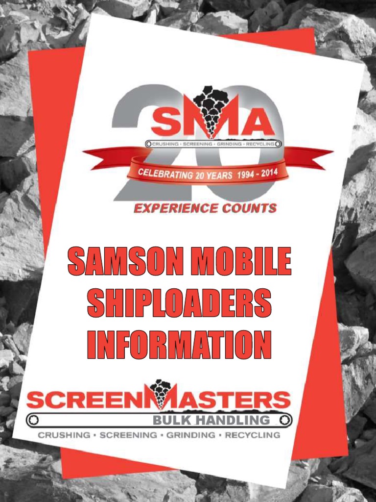 SM Samson Mobile Shiploaders | PDF | Transmission (Mechanics) | Truck