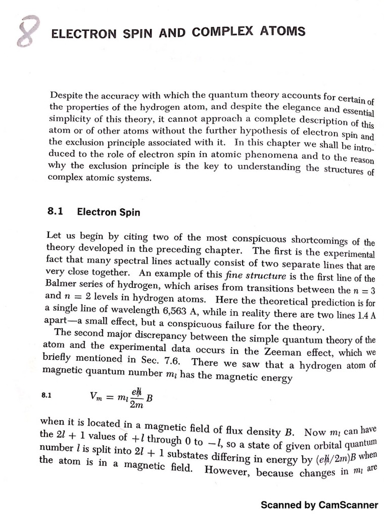 Electron Spin and Complex Atoms 20171024220213 | PDF