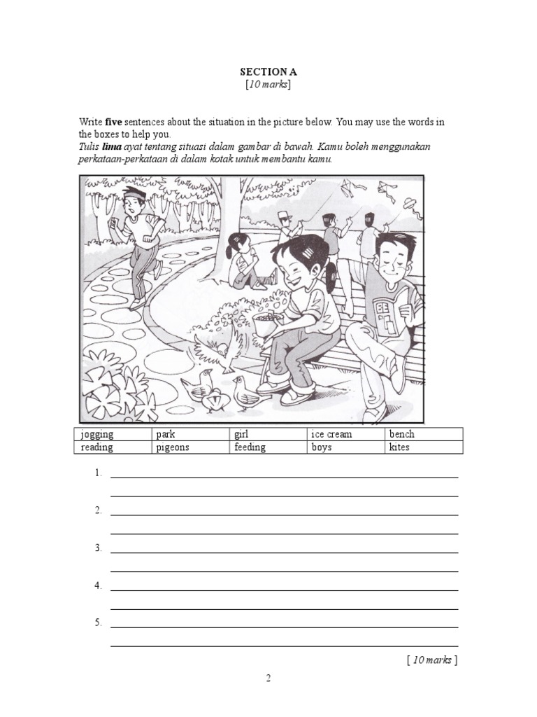 Picture-Based Writing and Activity Analysis | PDF | Leisure