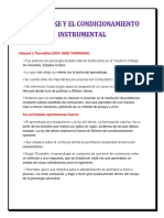 Thorndike y El Condicionamiento Instrumental