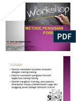 Metode Pengisian Formulir Document Control