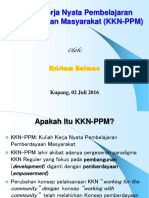 Observasi Dan Program Kerja KKN PPM 2016