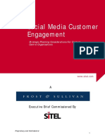 Frost Sullivan Social Media Customer Engagement White Paper