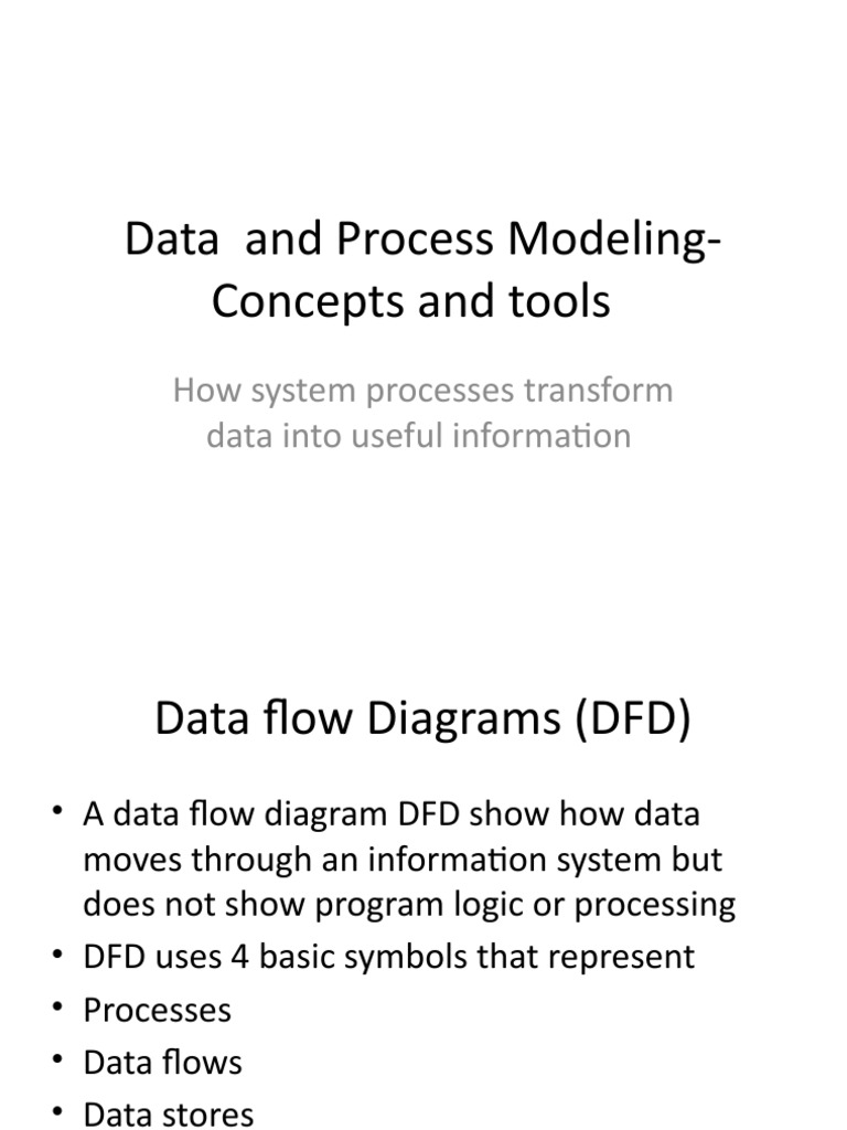Data Flow Diagrams: Concepts & Tools | PDF | Data | Epistemology Of Science